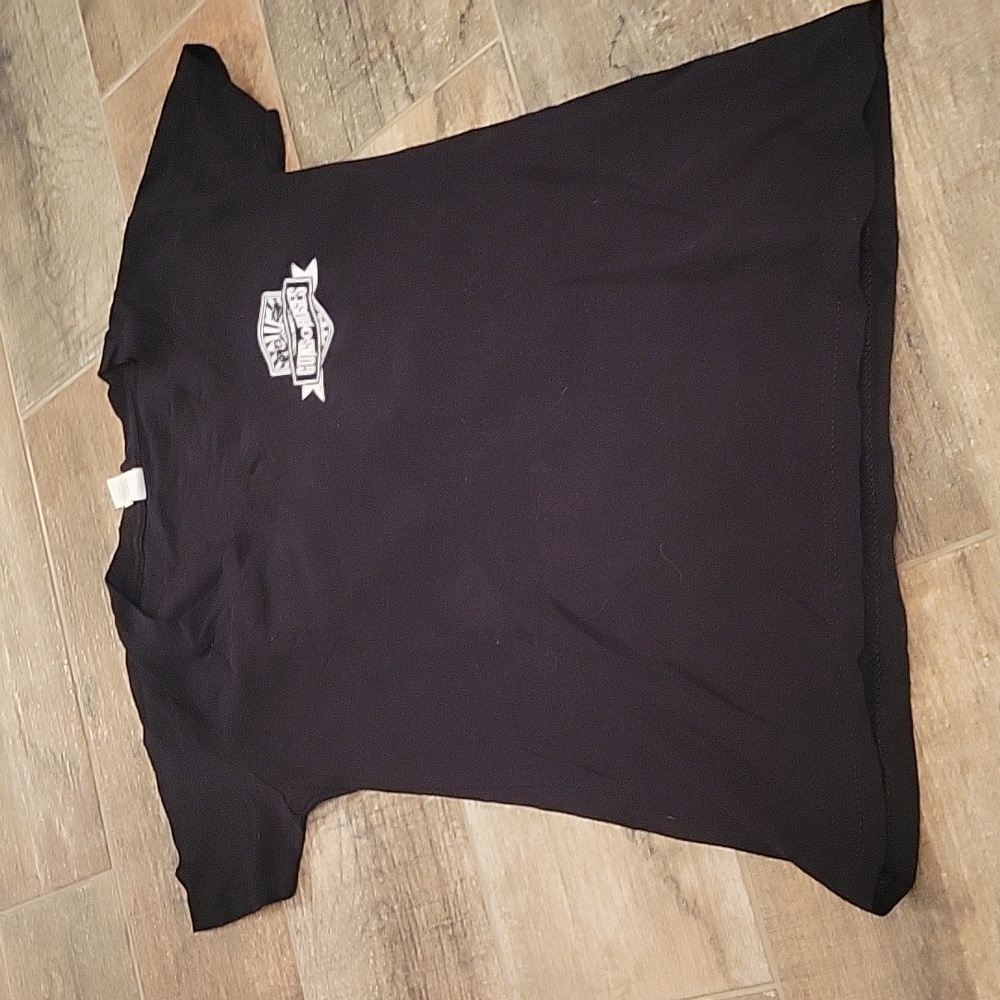 Womens Small V Neck Guns & Hoses Charity Boxing T Shirt NWOT
